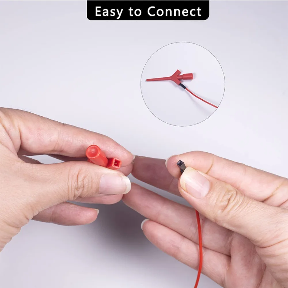 Mini SMD Test Clips IC Spring Hook Grabber Multimeter Test Clamp Leads Cable Mini Aircraft Test Hook For Adapter Programming