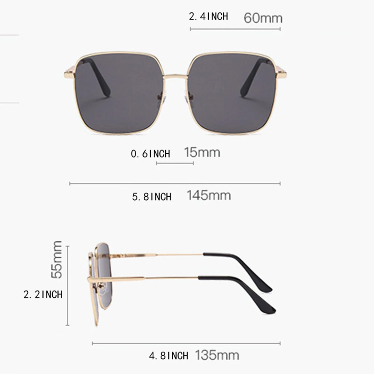 Women's Glasses, Men's Glasses Fashion Trend Sunglasses, Men's and Women's Sunshade, Driving Sunglasses image 6