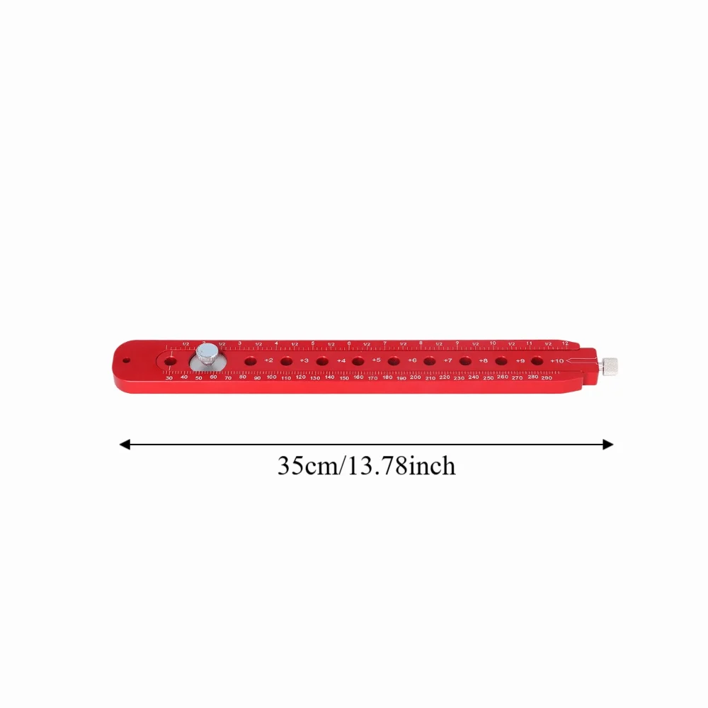 aluminum-alloy-material-woodworking-compass-ruler-metal-solid-body-adjustable-structure-circle-drawing-tool-precision-scale