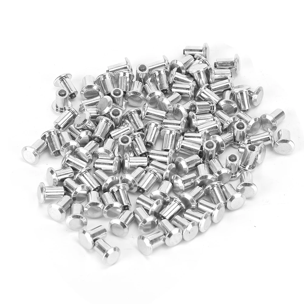 100Pcs 8x10mm 0.31x0.39in Wheel Tire Stud Screws Anti Slip Nails For Car Motorcycle ATV UTV