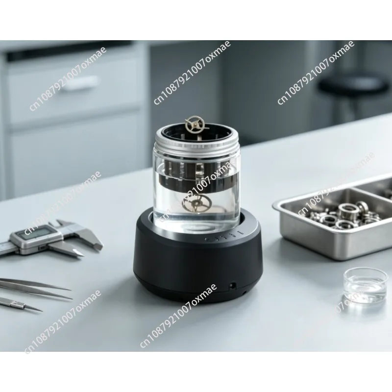 3D Printed Mini Meter Oil Cleaning Machine, Silent Oil-Free Professional Instrument Repair Tool