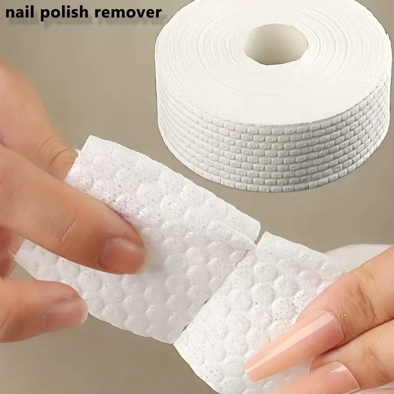 500/1000pcs Wipes UV Gel Nail Tips Polish Remover Cleaner Lint Paper Pad Soak Nail Art Cleaning Tools Soft Absorbent Non-Flag
