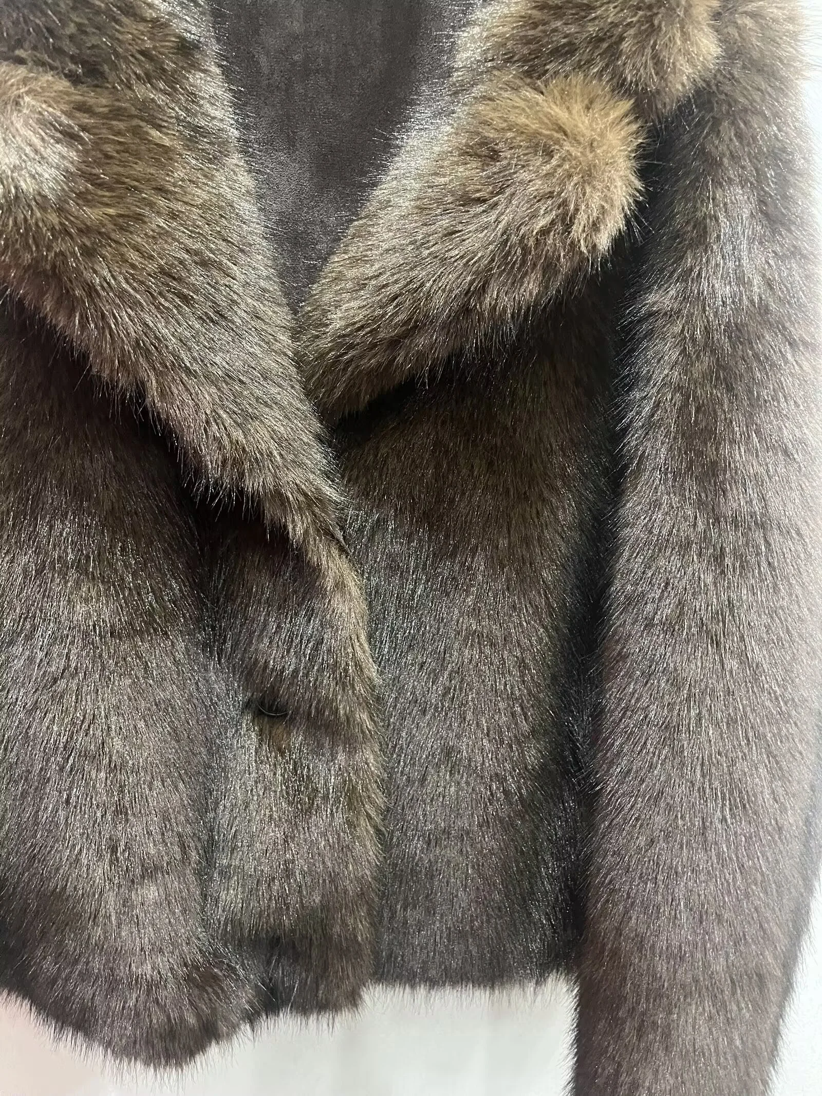 منتج شتوي جديد ملابس نسائية على الطراز الأوروبي والأمريكي معطف سترة بتأثير الفرو الاصطناعي على الوجهين #4