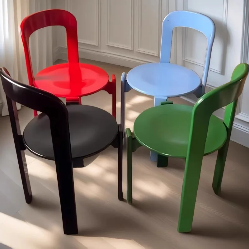 

Design Chair for Desk Upholstered Dining Chair Wood Dining Table Chairs Living Room Chaise De Bar Stools Set Modern Furniture