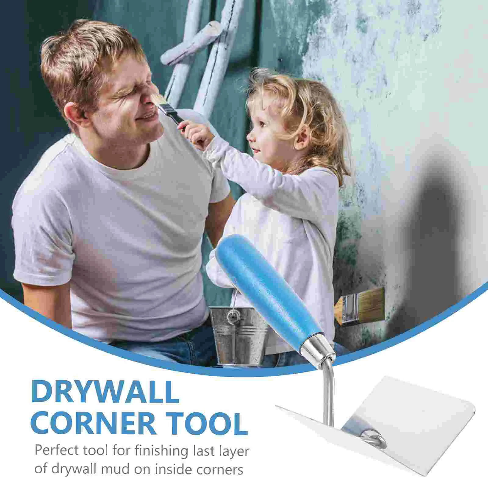 Imagem -06 - Decor Trowel para Decoração Canto Trowels Espátula do Corpo Humano Ferramenta de Gesso Ergonômico Puttying Drywall Pedreiro Decorativo Aço Inoxidável