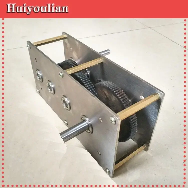 Hand Speed Increase Gearbox Double Output Shaft Reduction Gear Transmission Gearbox Hydraulic Generator Can Be Customized