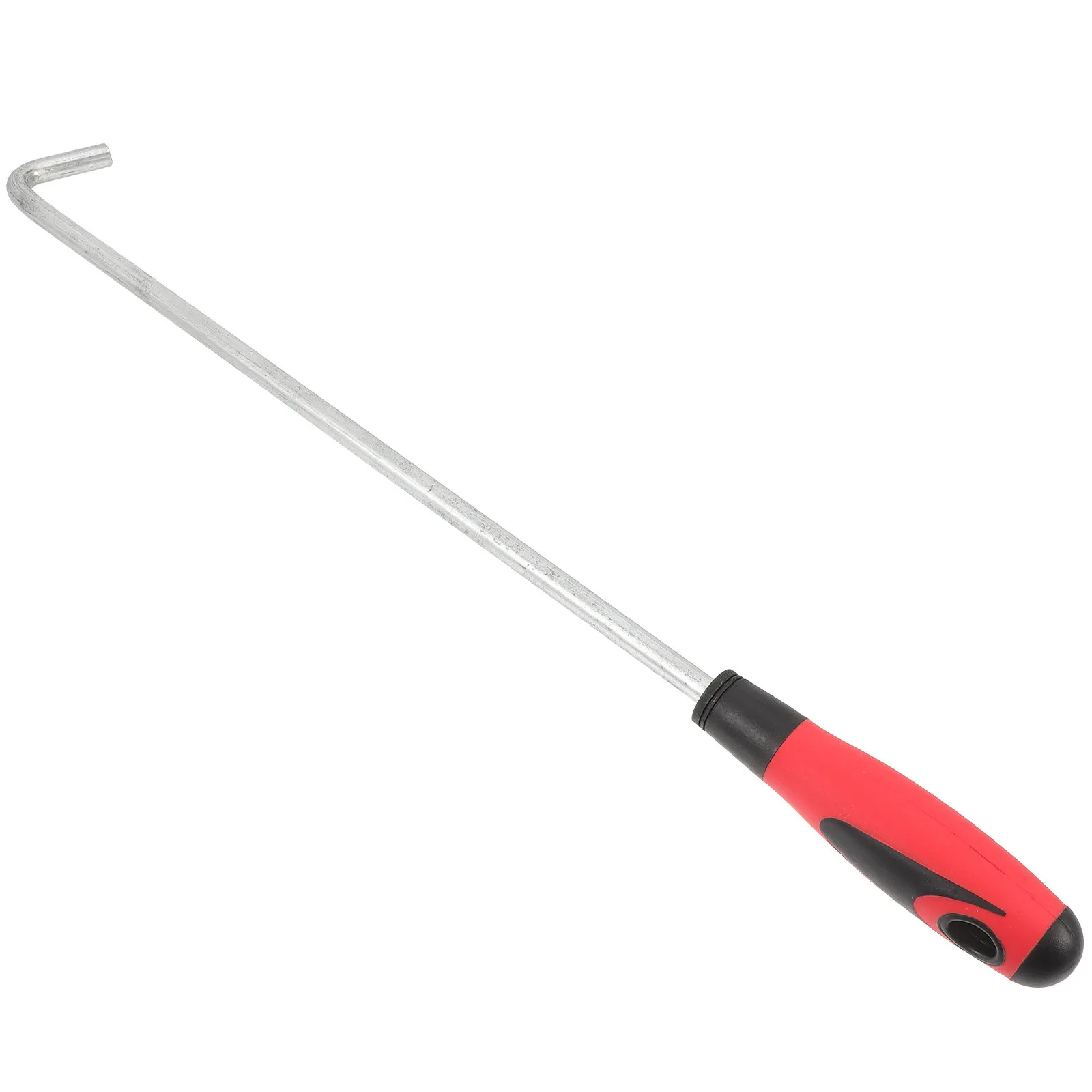 

Stainless Steel Manhole Cover Hook Rubber Handle Heavy Duty Lift Tool for Sliding Door Roll Up Manhole Cover Hook