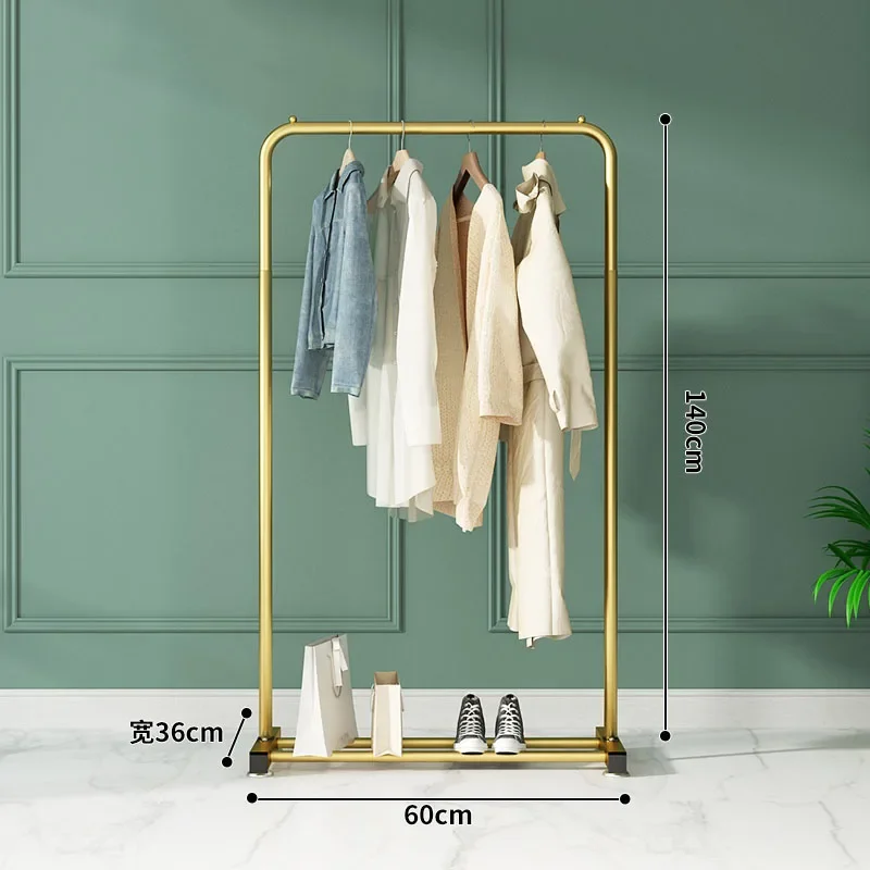 Golden Clothes Rack Acessórios Organizador, Estante De Canto, Sala De Armazenamento De Roupas, Salão Home Itens