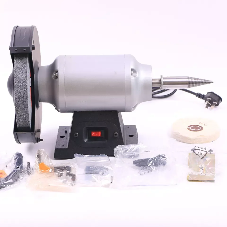 Polishing Lathe with single grinding wheel