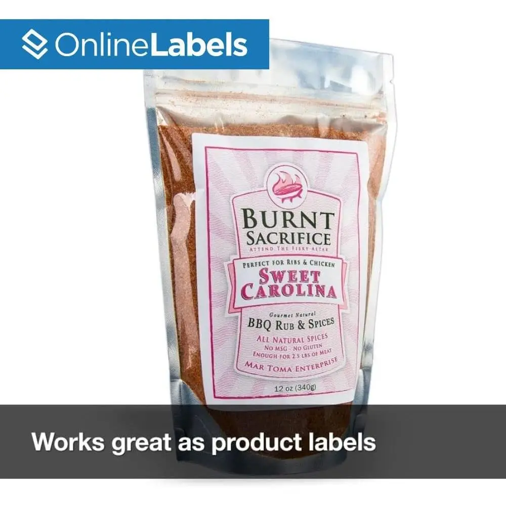 3.5 x 5 Rectangle Mailing, Shipping Labels - Permanent, White Matte - 4-Up - Perforated - Pack of 20,000 Labels, 5,000 Sheets - view 6