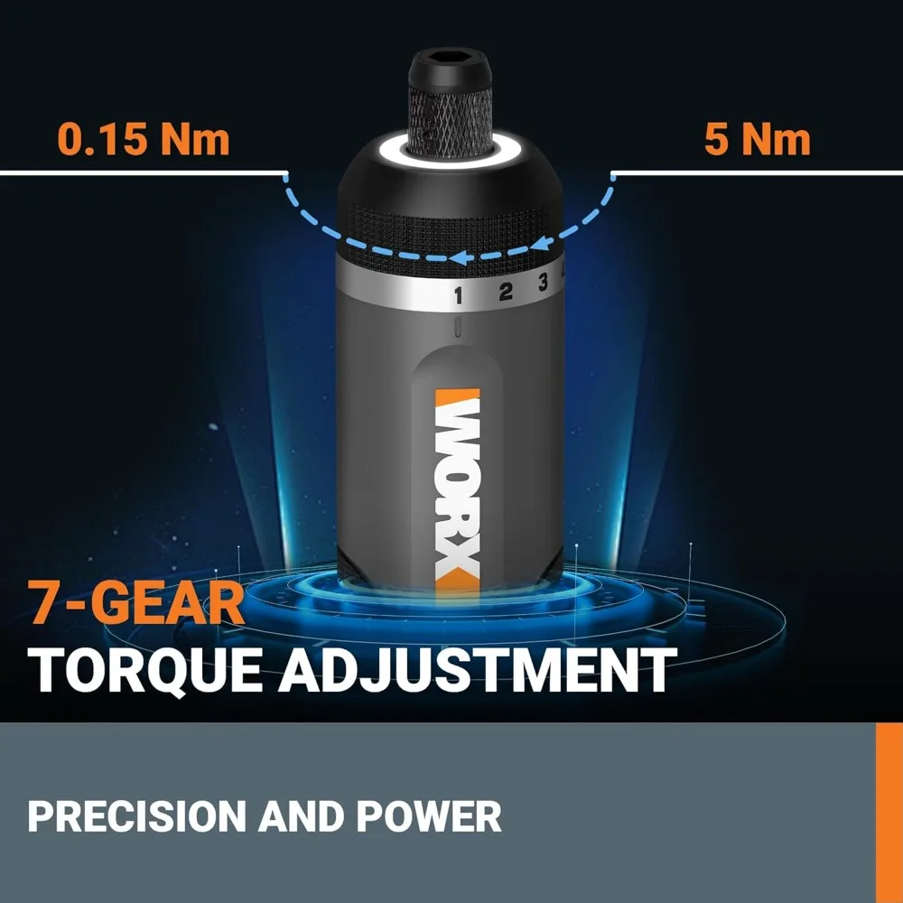 مفك براغي 4 فولت يعمل بالليثيوم مع مجموعة ملحقات مكونة من 30 قطعة