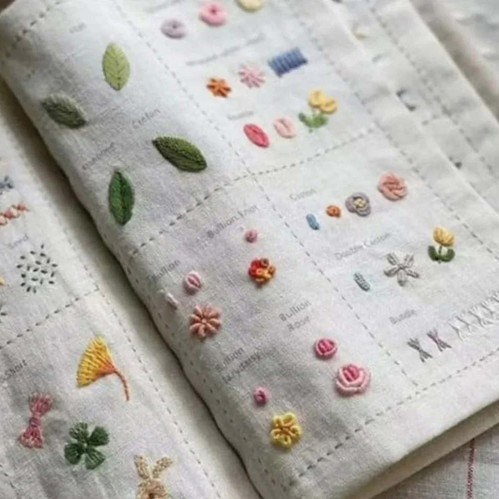 For Home Practice Embroidery Kit Embroidery Learning Embroidery Skills Improvement Kit Embroidery Kit Portable Book Format