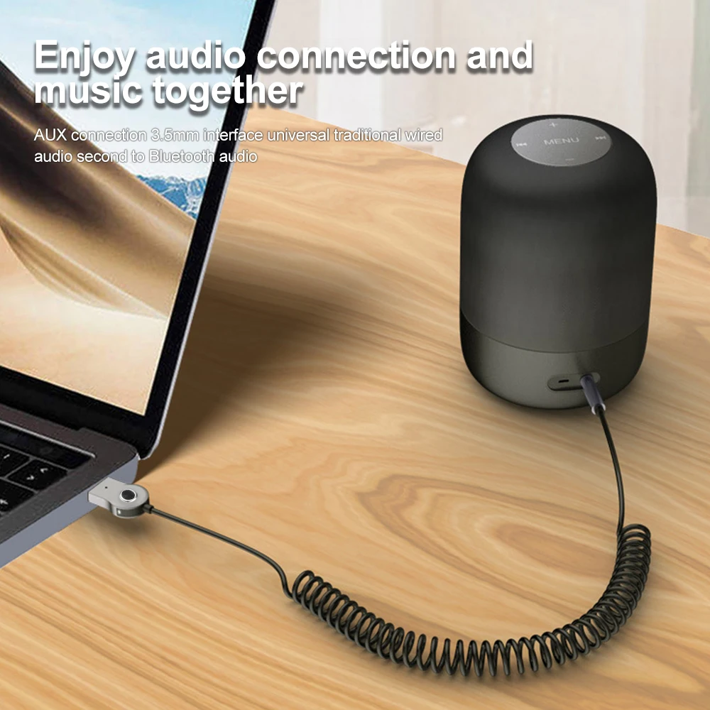 Автомобильный Bluetooth-адаптер AUX с разъемом 3,5 мм