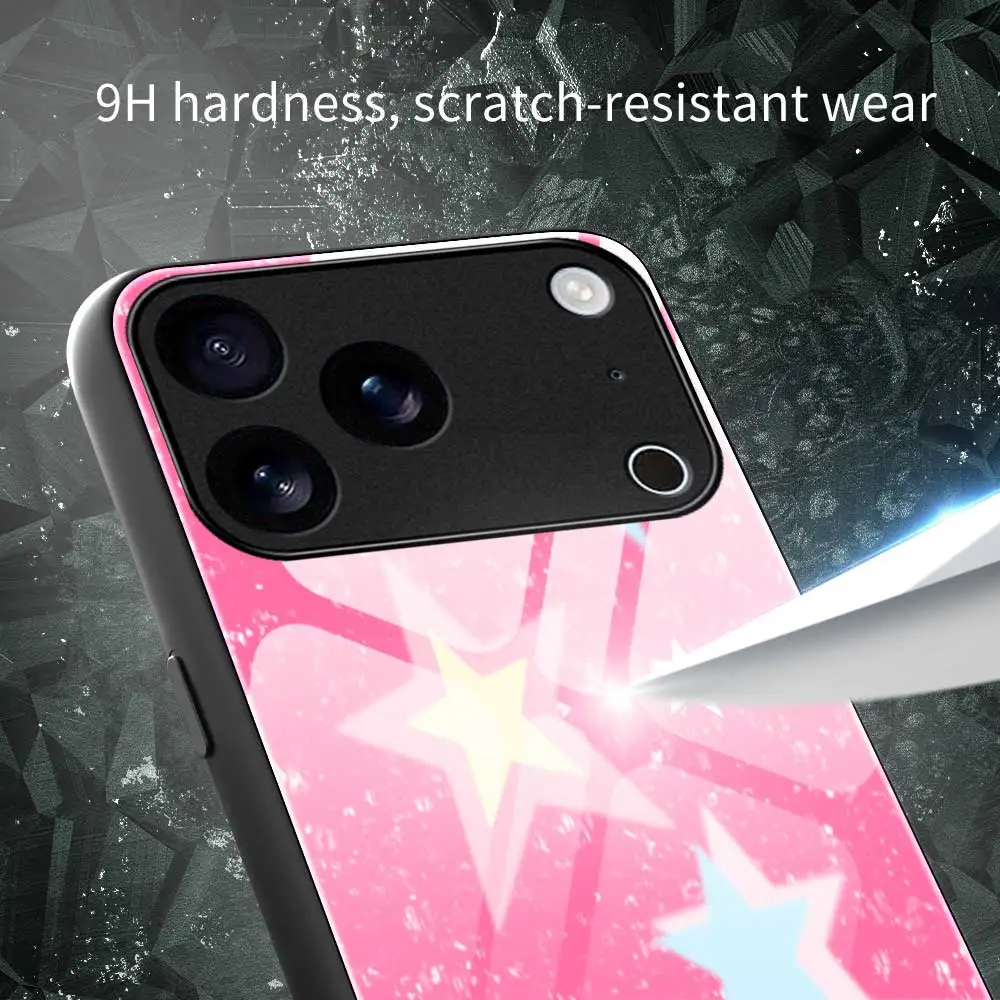 حافظة لهاتف آيفون 17 برو ماكس 17 اير 16 15 14 برو ماكس بلس 13 12 11 برو ماكس 16e XS ماكس XR X 7 8 غطاء زجاجي