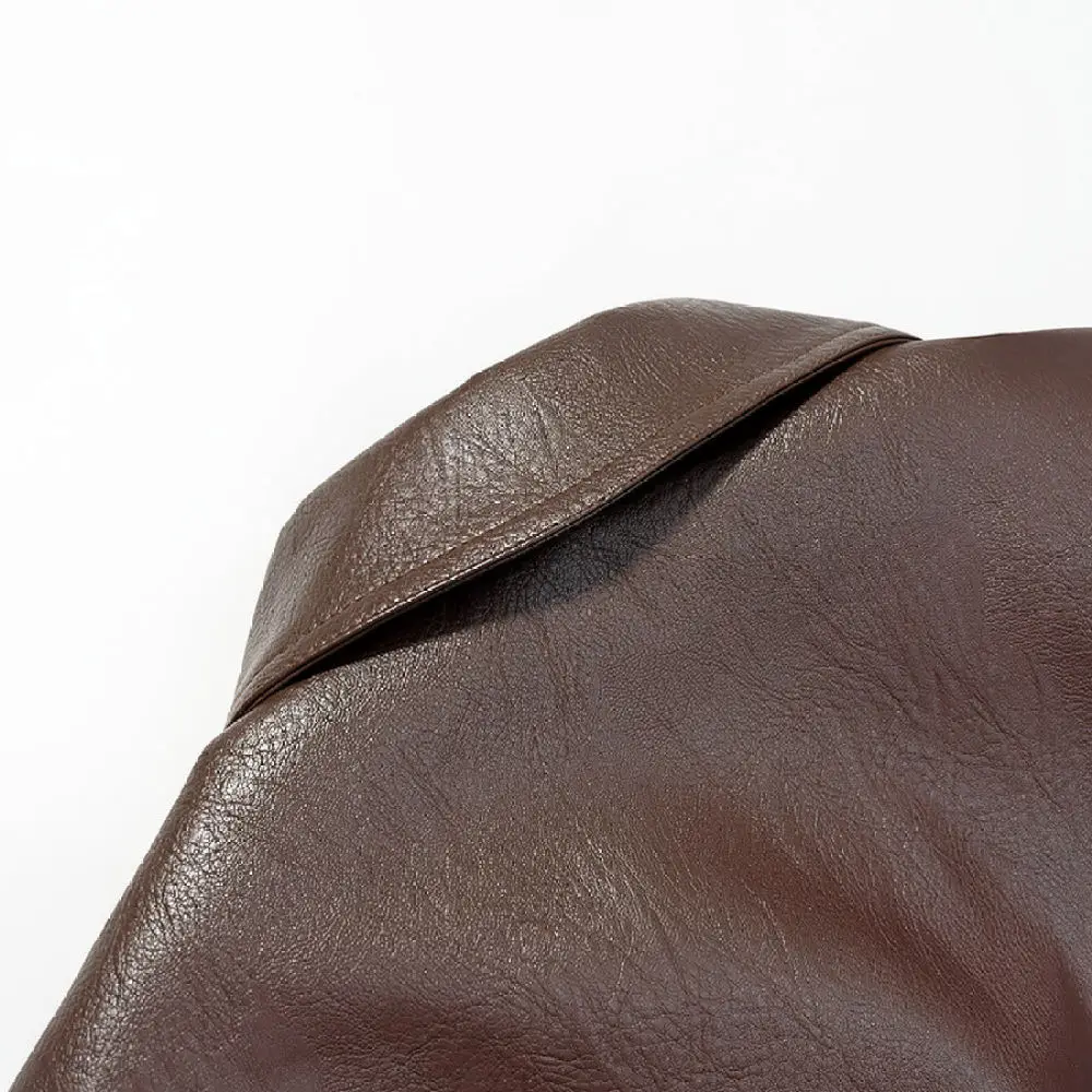 Streetwear Women Faux Leather Jacket Loose Lapel Long Sleeve Coat Casual Zipper Autumn PU Leather Fashion Elegant Outerwear