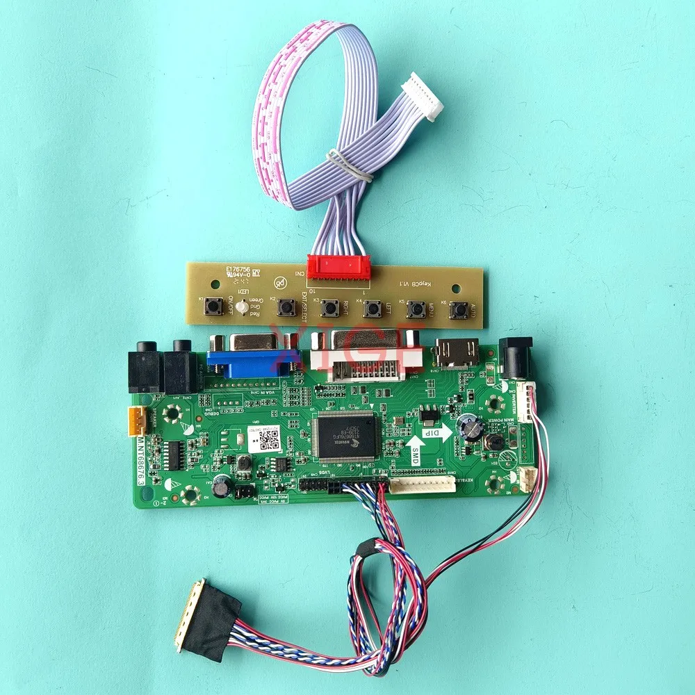 

Для HSD140PHW1-A00 HSD140PHW1-A02 плата драйвера контроллера LVDS 40-контактный DVI VGA 14 "1366x768 HDMI-совместимая матрица для ноутбука DIY Kit