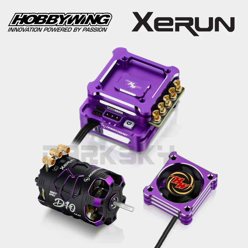 HOBBYWING XERUN XD10 PRO 100A ESC D10 10.5T 13.5T المحركات الاستشعار فرش كومبو ل 1/10 RC نموذج سيارة الانجراف سباق الملحقات #4