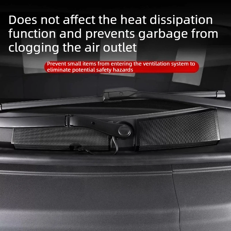 

Front Hood Dust Cover Nacelle Out of Trend Protective Cover Insect Net For Zeekr 001 2026 Car Modification Accessories Supplies