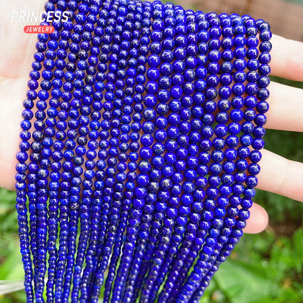 5A 100% Natural Old Ore Undyed Lapis Lazuli Stone Beads for Jewelry Making Bracelet Necklace Needlework DIY Accessories Beads