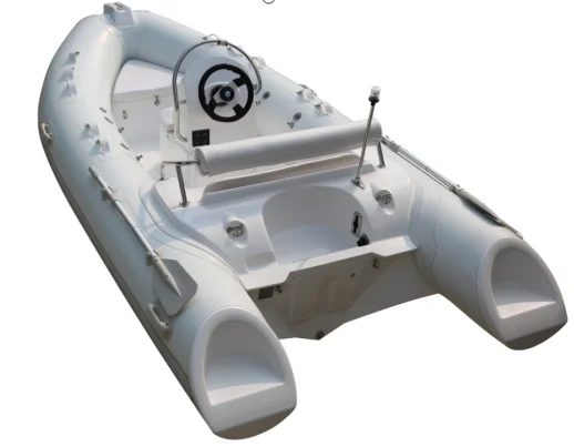 New Design 4.3m Inflatable Fiberglass Hull Fishing Sport Rib 430 Boat for Wholesale