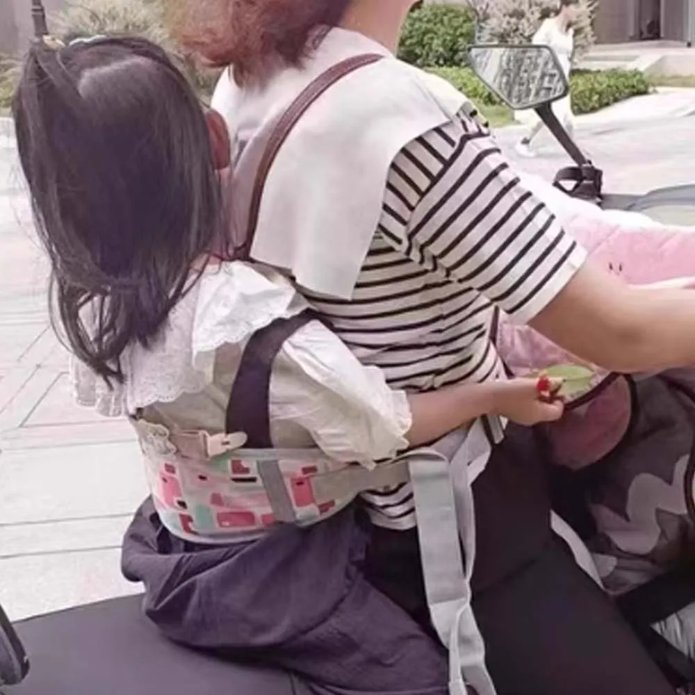 나일론 오토바이 안전벨트 어린이용 내구성 조절 가능 어린이 안전 시트 하네스 편리하고 편안한 가슴 안전 스트랩