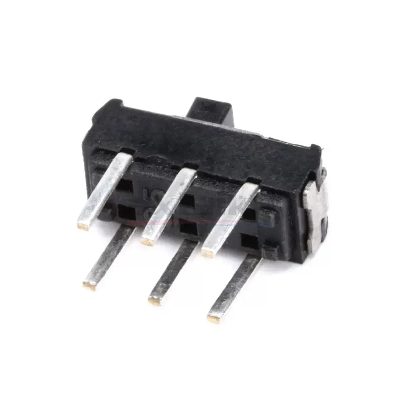 20PCS MSS22D18 DIP SMD Mini Slide Switch 2P2T Two-Row 6Pin Handle High 2MM For DVD Switch MSS-22D18G2 Toggle Power Switch SMT
