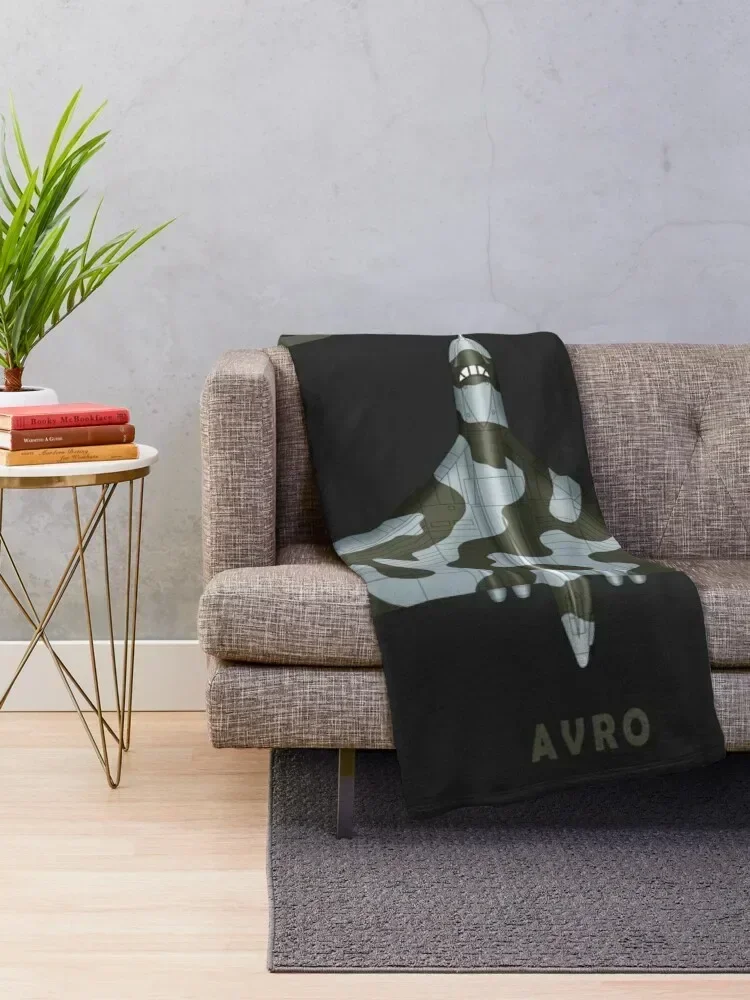 The Vulcan Bomber Blueprint Throw Blanket Beach Quilt Baby For Sofa Thin Blankets