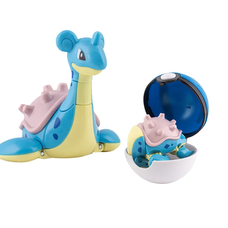 Pokemon Figures Toys Anime Action Pikachu Dragonite Gengar Mew Snorlax Gyarados Lapras Poke ball Pokeball Lunala Children Gift