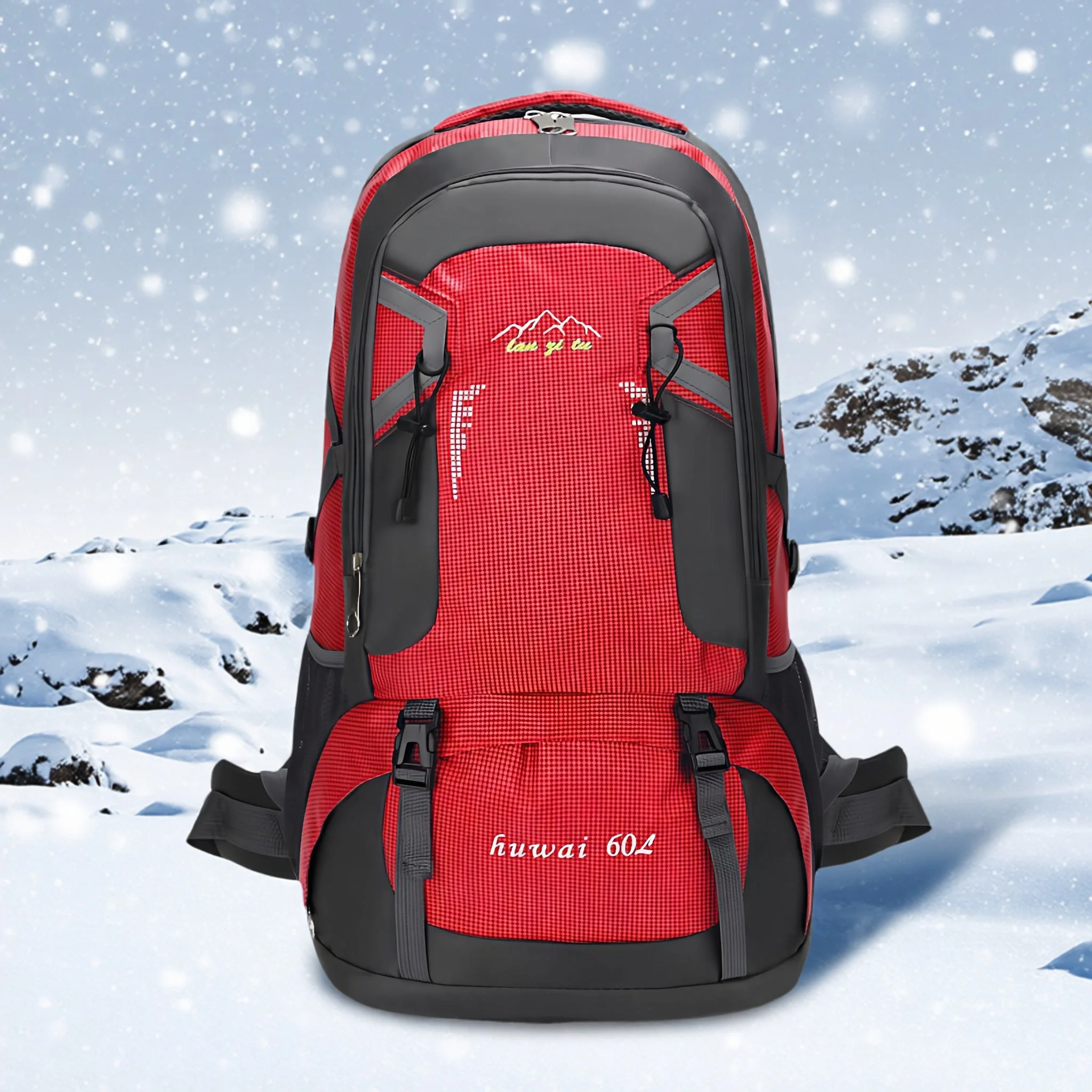 

Большая вместительная сумка для скалолазания на открытом воздухе, 60 л, водонепроницаемая нейлоновая дорожная сумка для пар, повседневная спортивная дорожная сумка 720