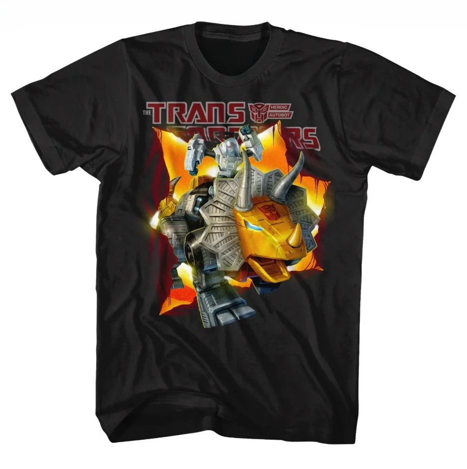 New Transformers peripheral printing men's and women's short-sleeved Y2K street loose and comfortable T-shirt lovers