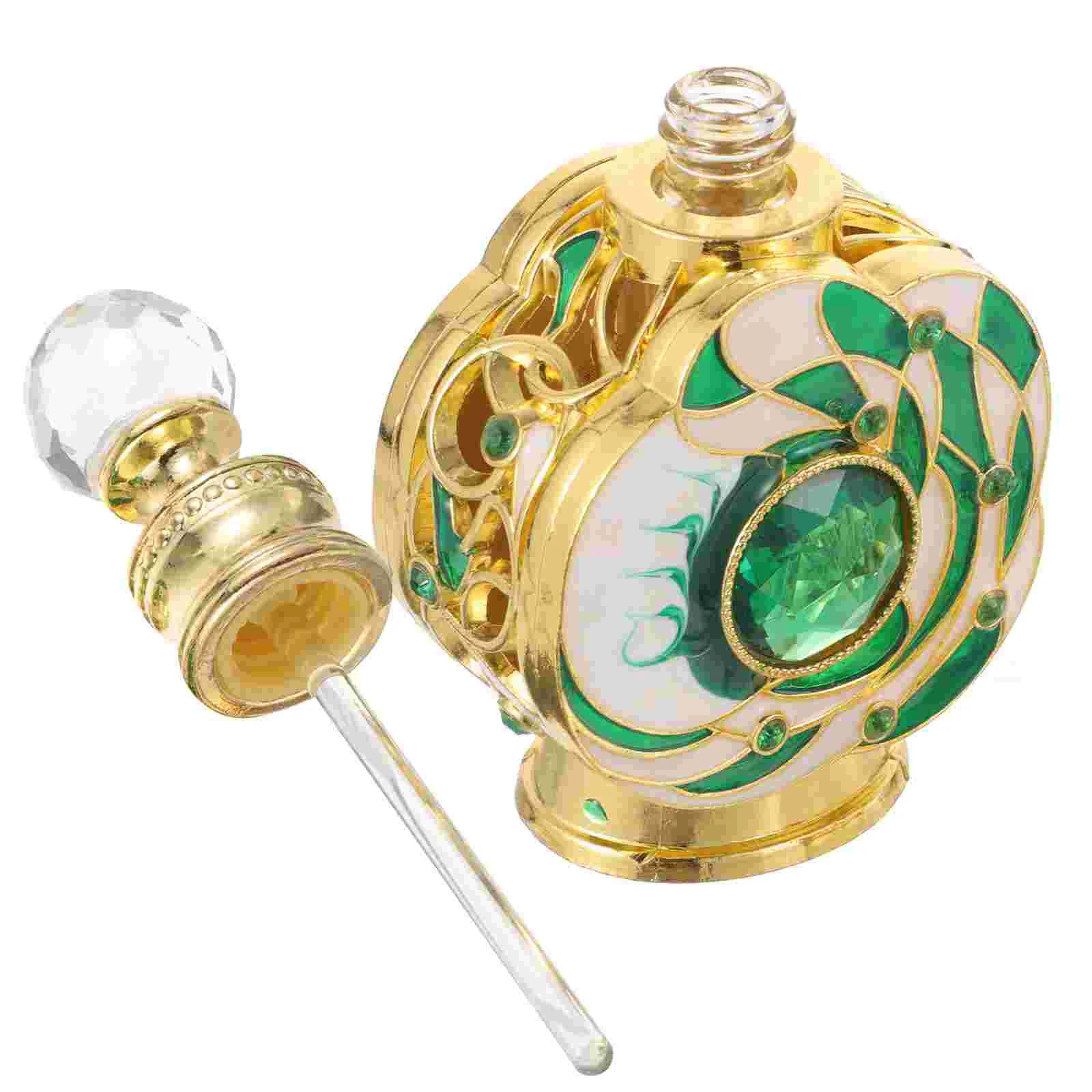 

Decorative Glass Perfume Bottle Travel Empty Refillable Perfume Holder Scent Bottle for Restoring