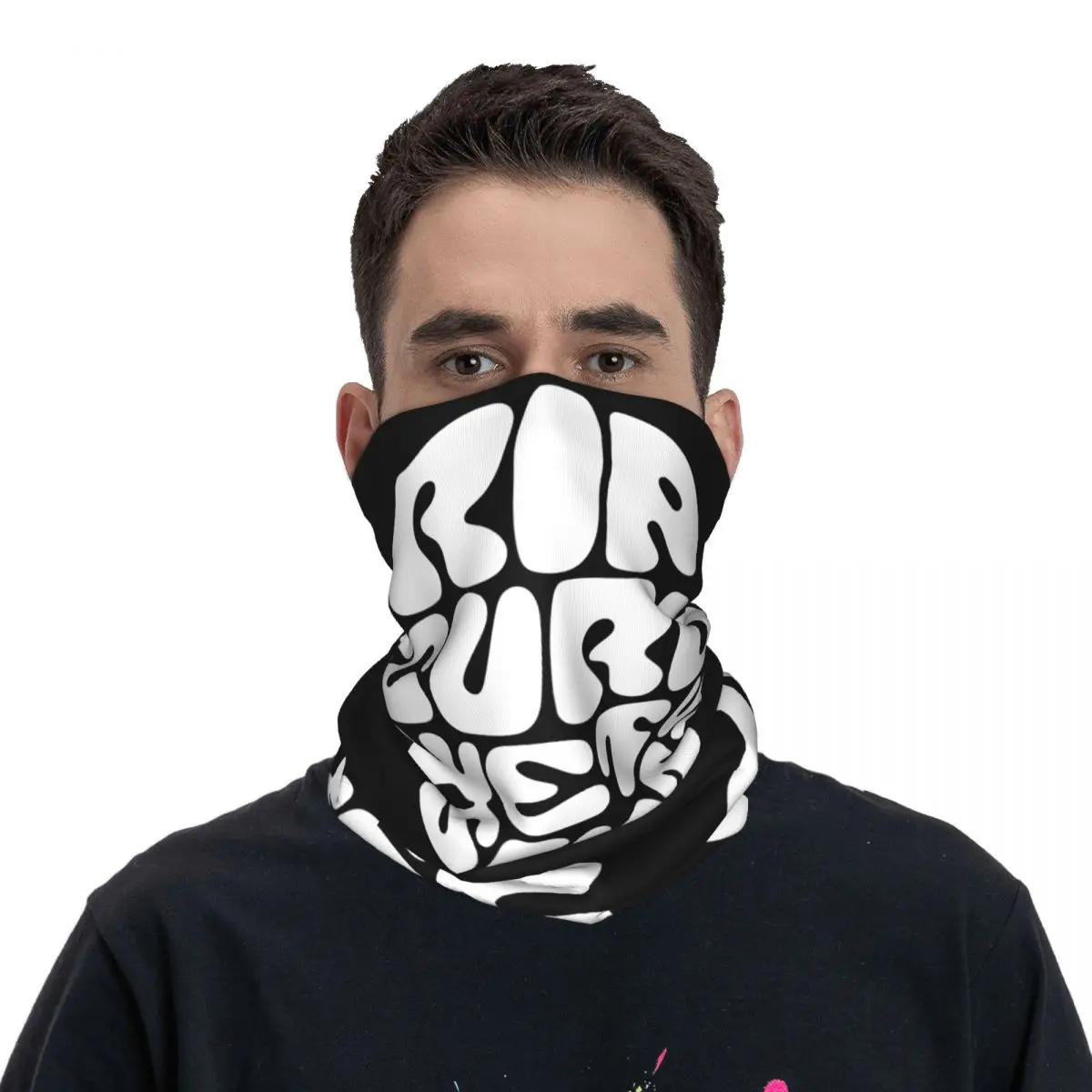 Rip Curl Wetty Land Neck Gaiter Printed Unisex Face Mask Scarf Warm Headband Hiking Windproof