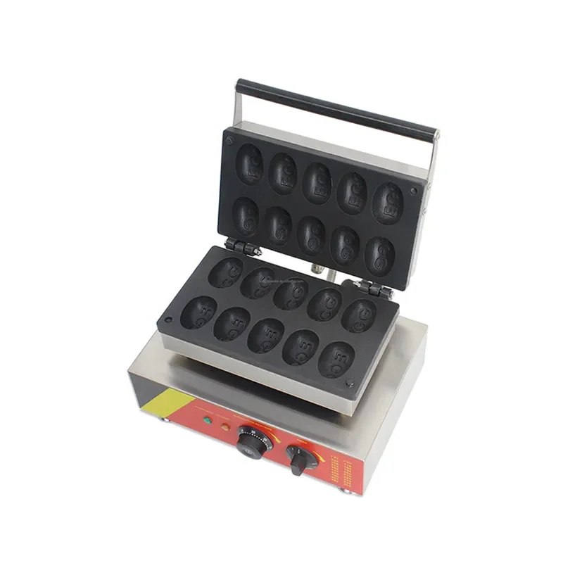 High Quality Commercial Waffle Machine Electric 10PCS Taiwan EGG Shapes Waffle Maker Machine