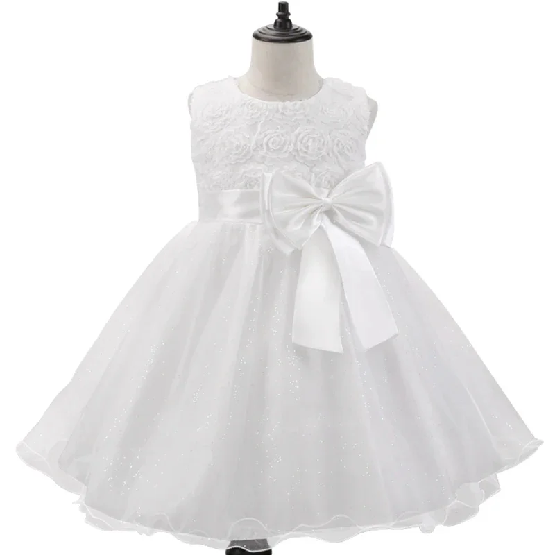 Girl Flower Princess Dress Kids Summer Gown Dresses For 1-12 Year Girls Wedding Birthday Party Clothing Children Prom Costume