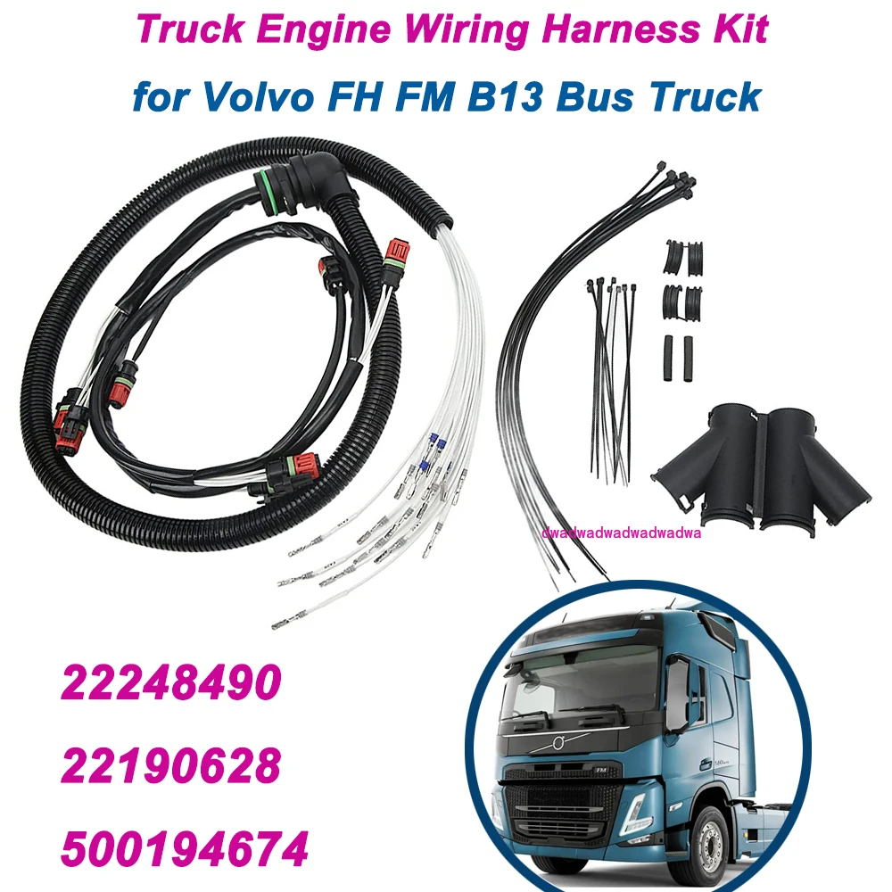 

Brand New OE 22248490 22190628 Engine Wiring Harness Kit, Anti Break Injector Cable Harness For Volvo Truck FM FH D13 7422248490