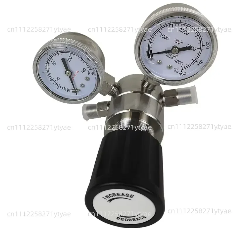 NR31 Stainless Steel LPG Pressure Regulator with Pressure Relief, Laboratory Control Instrument