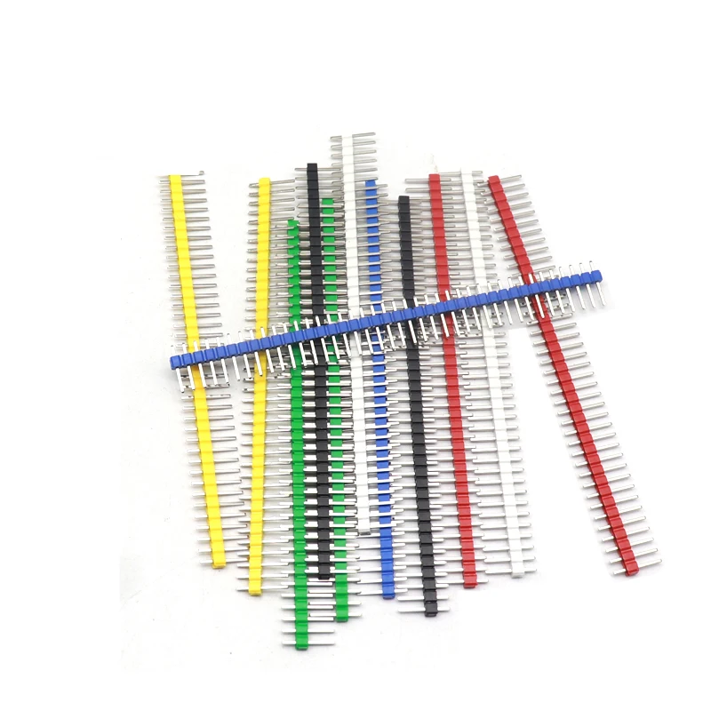 【30-20PCS】 40 Pin 1x40 Single Row Male and Female 2.54 Breakable Pin Header PCB JST Connector Strip for arduino DIY Kit