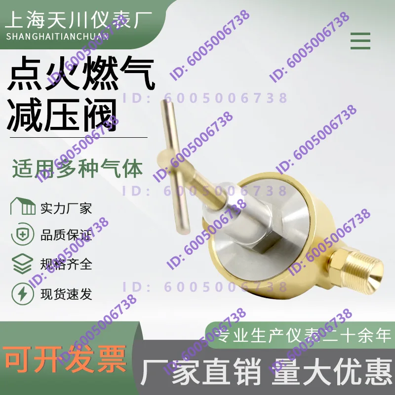 Ignition gas pressure reducing valve JR12A (GAS) (JR12A (OXY) large flow pipeline