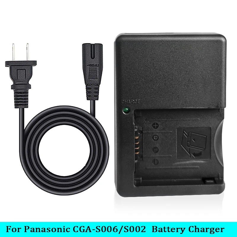 DE-994 DE-994B Charger for Camera Panasonic CGA-S006E,CGA-S006,CGA-S002 battery DMC-FZ8,FZ35,FZ38,FZ28,FZ50,FZ7,FZ18 charger