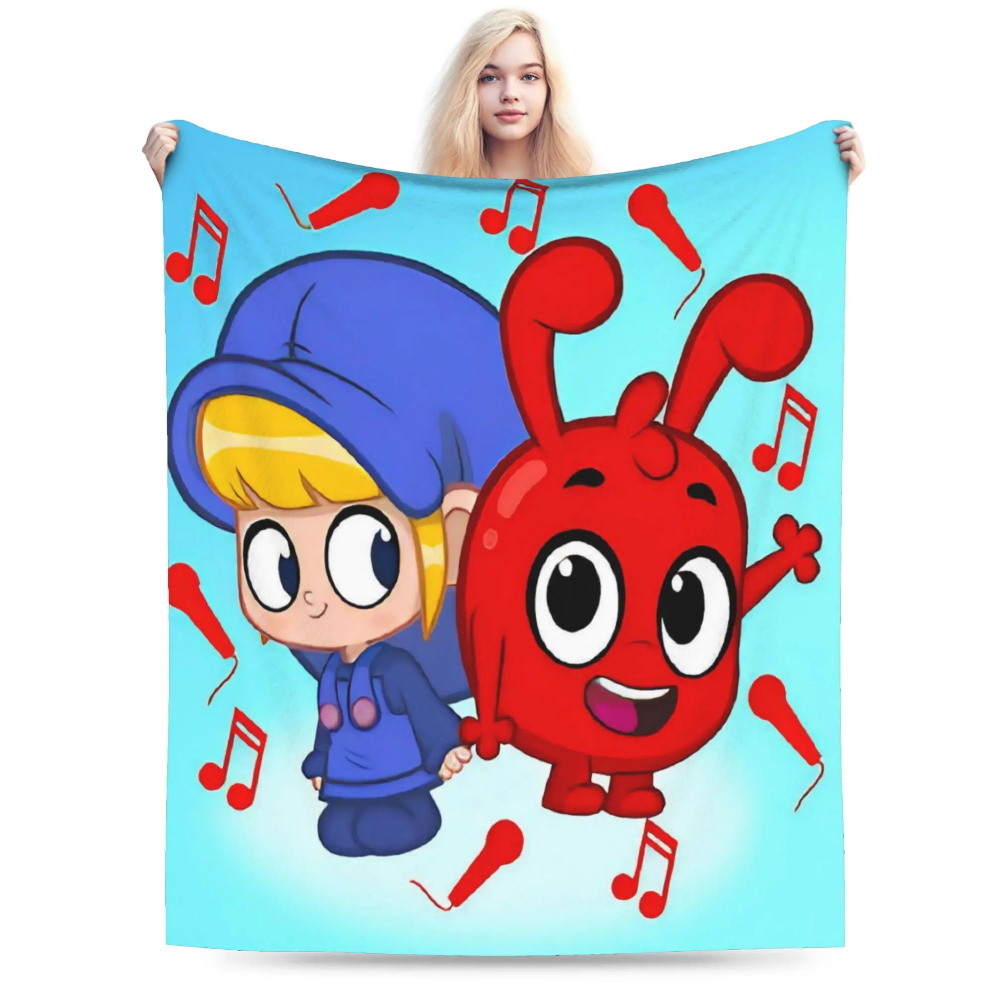 Comfort My Magic Pet Morphles Blanket Stuff Bedding Decorative  Throw Blankets Super Warm Flannel for Office