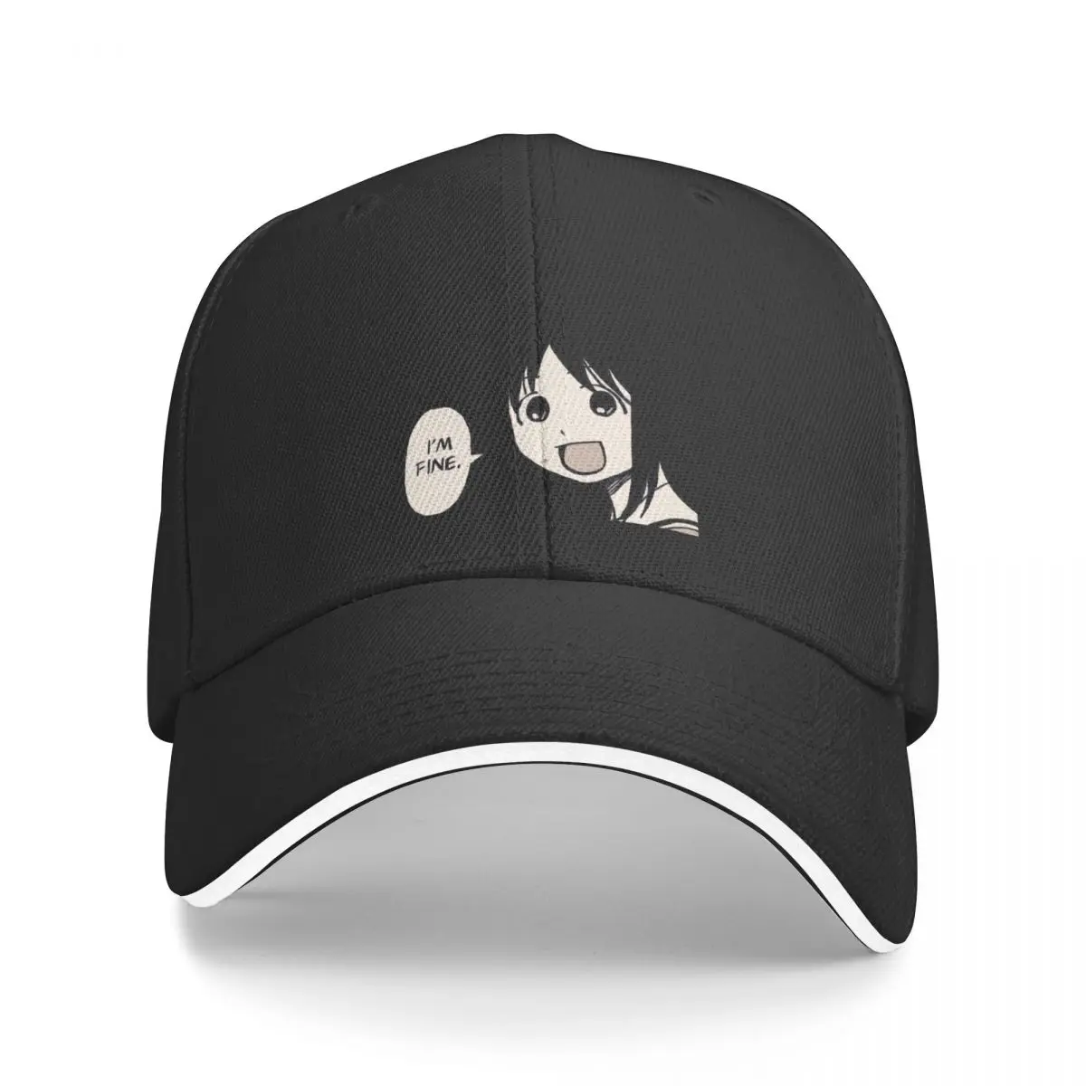 I draw osaka saying i'm fine / azumanga daioh Baseball Cap Luxury Brand summer hat Female Men's