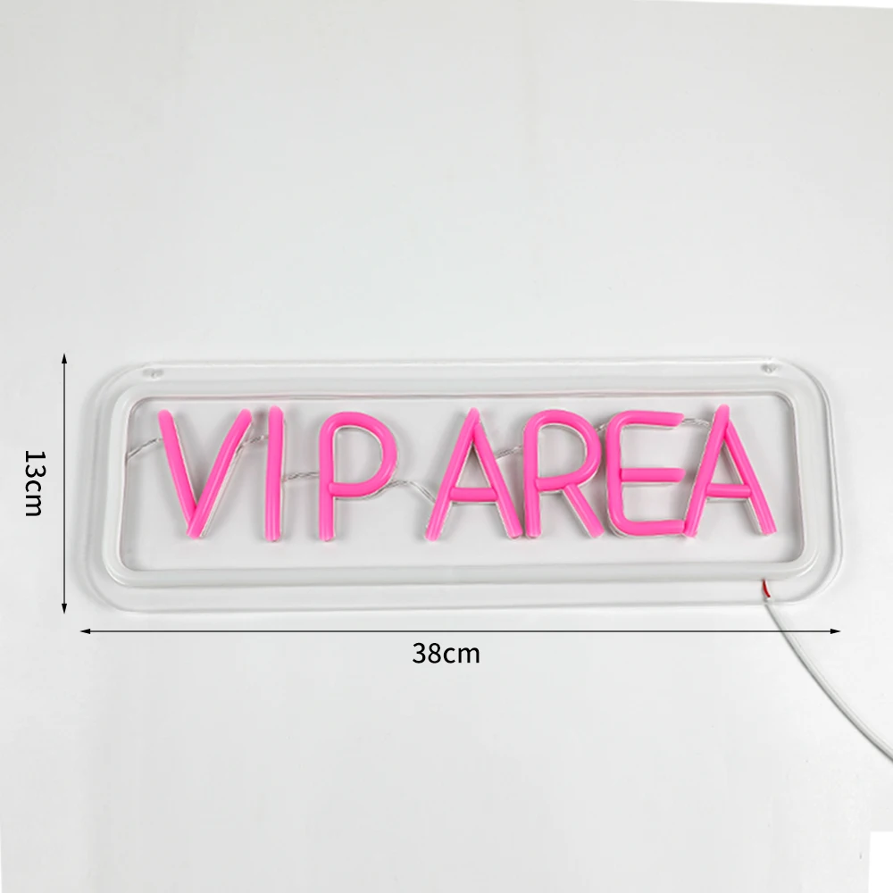 LED Dimmable Wall Neon Sign Light, Night Light para Bar, Game Zone, Restaurante, Pub, Clube, Vinho, Cocktail, Party Decor, Área Vip, 1Pc