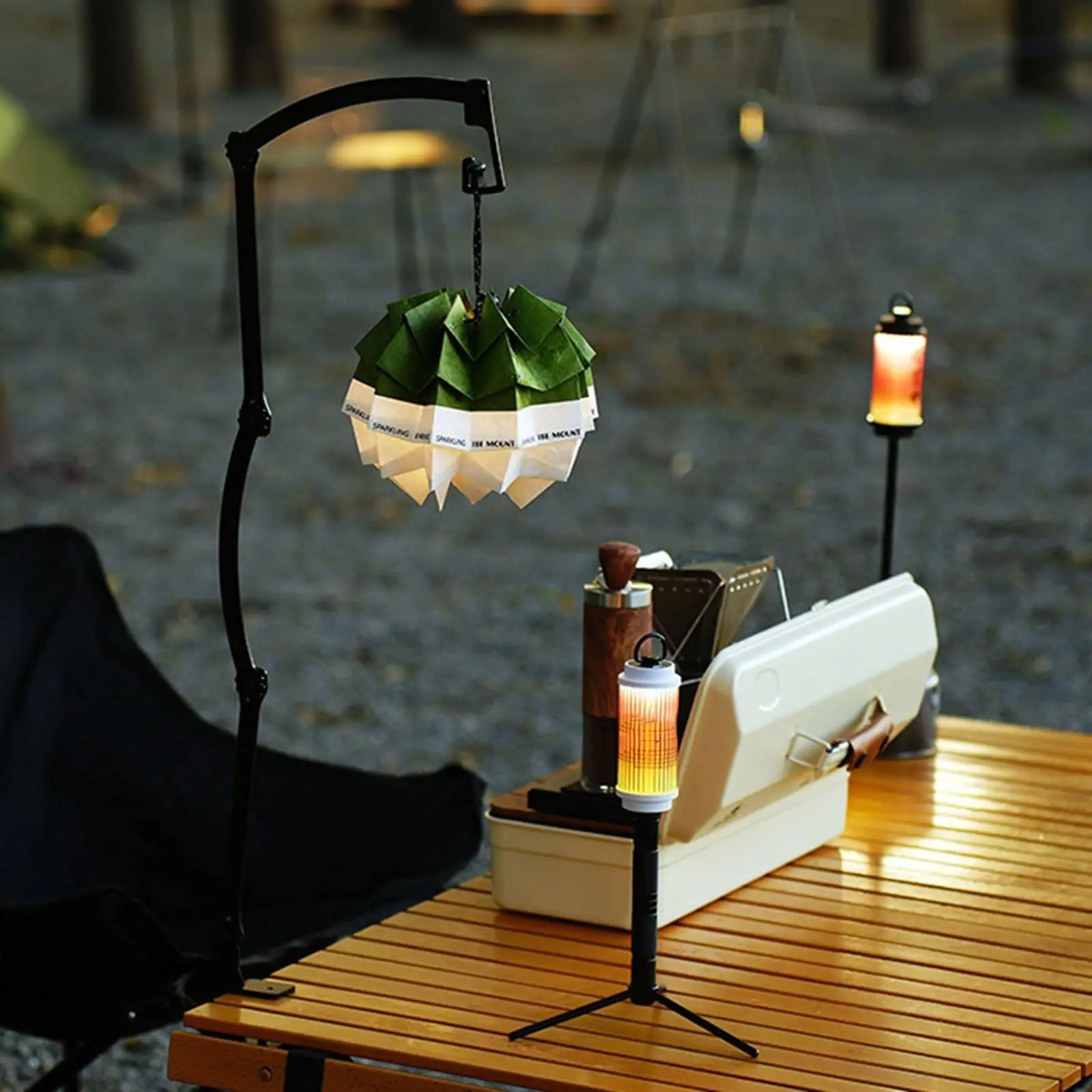 Paper Lampshade Folded Handcraft Light Shade for Camping Hiking Backpacking
