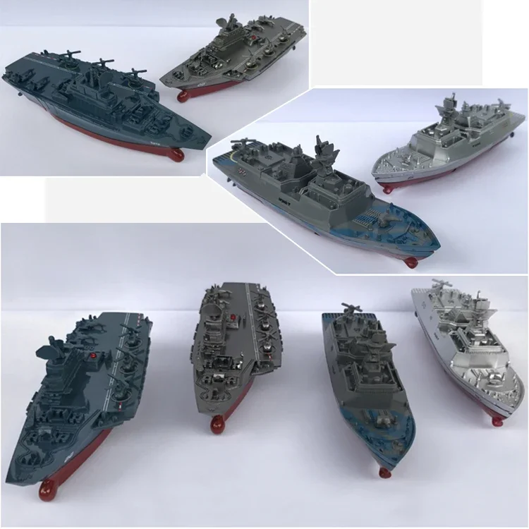 Rc Boats Bath Toys for Boys Kids 2 To 3 4 5 6 7 8 Years Old Children Gift Remote Control Ship Aircraft Carrier Frigate Speedboat