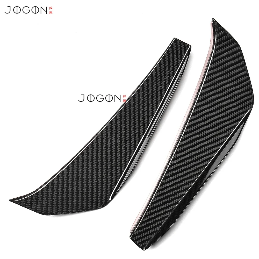 JOGON ألياف الكربون سيارة الجانب الأمامي الفاصل Canard لشروليه كورفيت C8 Z06 Z07 LT6 ZR1 كوبيه للتحويل HTC 2023 2024 2025 #6