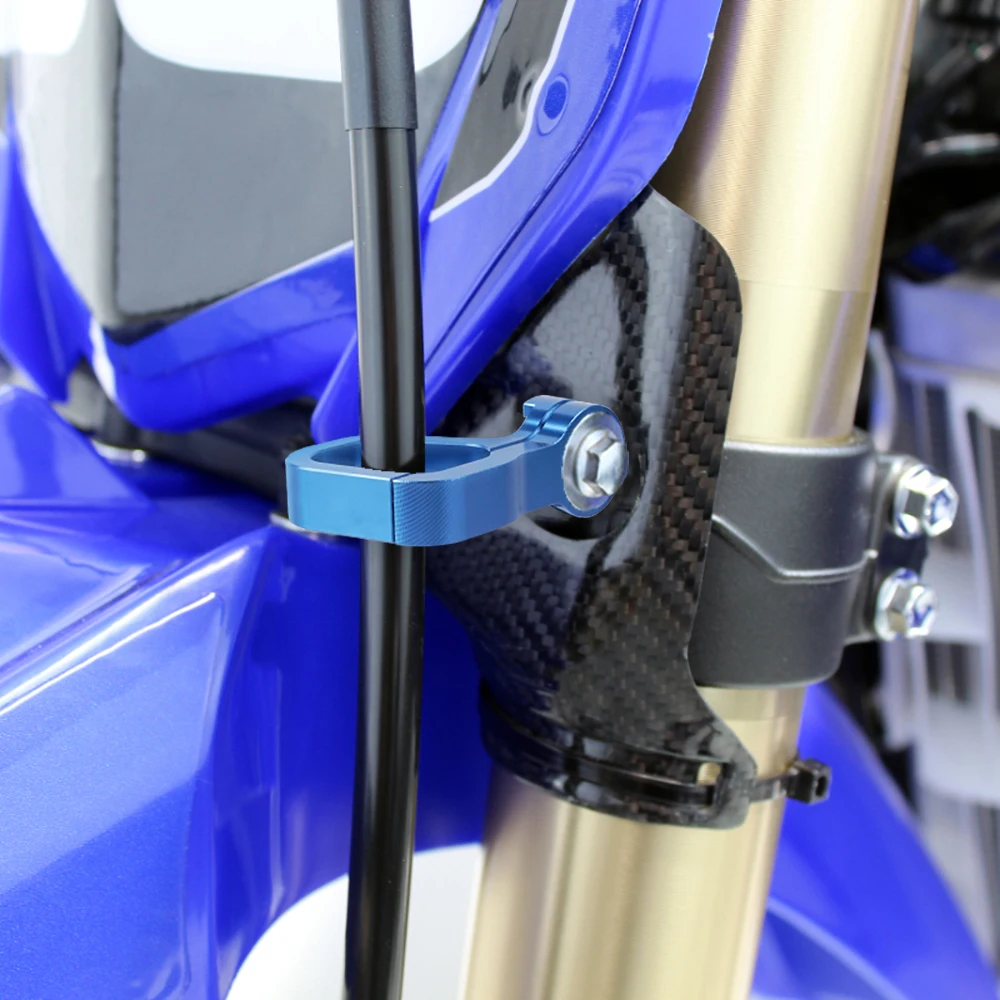 NICECNC Per Yamaha YZ 250F 450F 250FX 450FX 2016-2021 WR250F WR450F 16-18 Tubo Freno Anteriore Linea Tubo Fascetta Supporto Morsetto Guida Cavo
