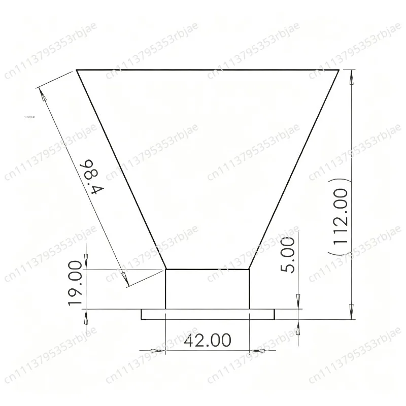 1.6~ 12GHz Standard Gain Horn Antenna, 5~ 16dBi Dual Ridge Microwave Test Antenna, Covering C/X/Ku/Ka Frequency Band