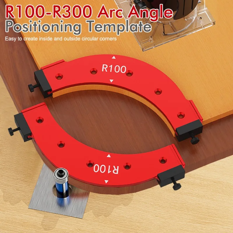 Woodworking Inner and Outer Corners Large Arc Formwork Wardrobe Corner Trimming Machine Arc Chamfer Auxiliary Trimming Tool