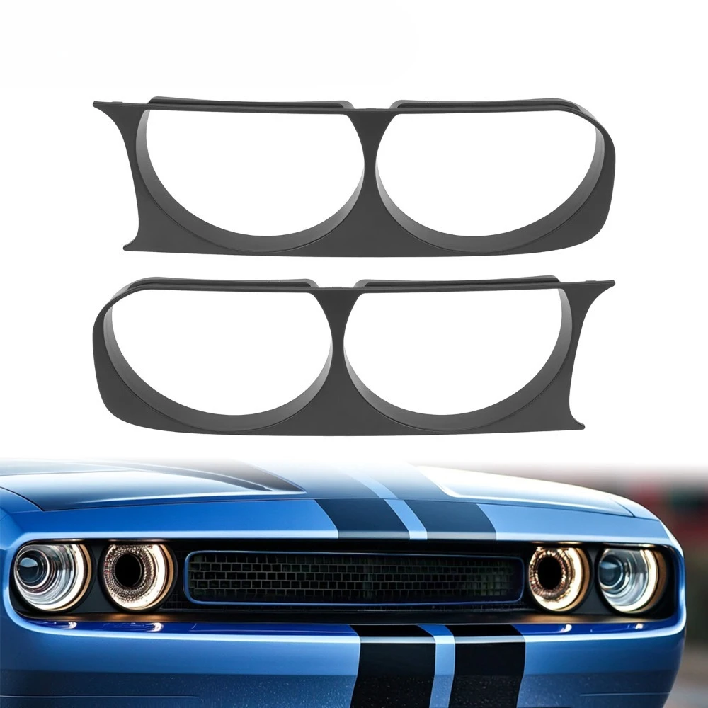 

Накладки на фары (левая+правая) для Dodge Challenger 2008-2014
