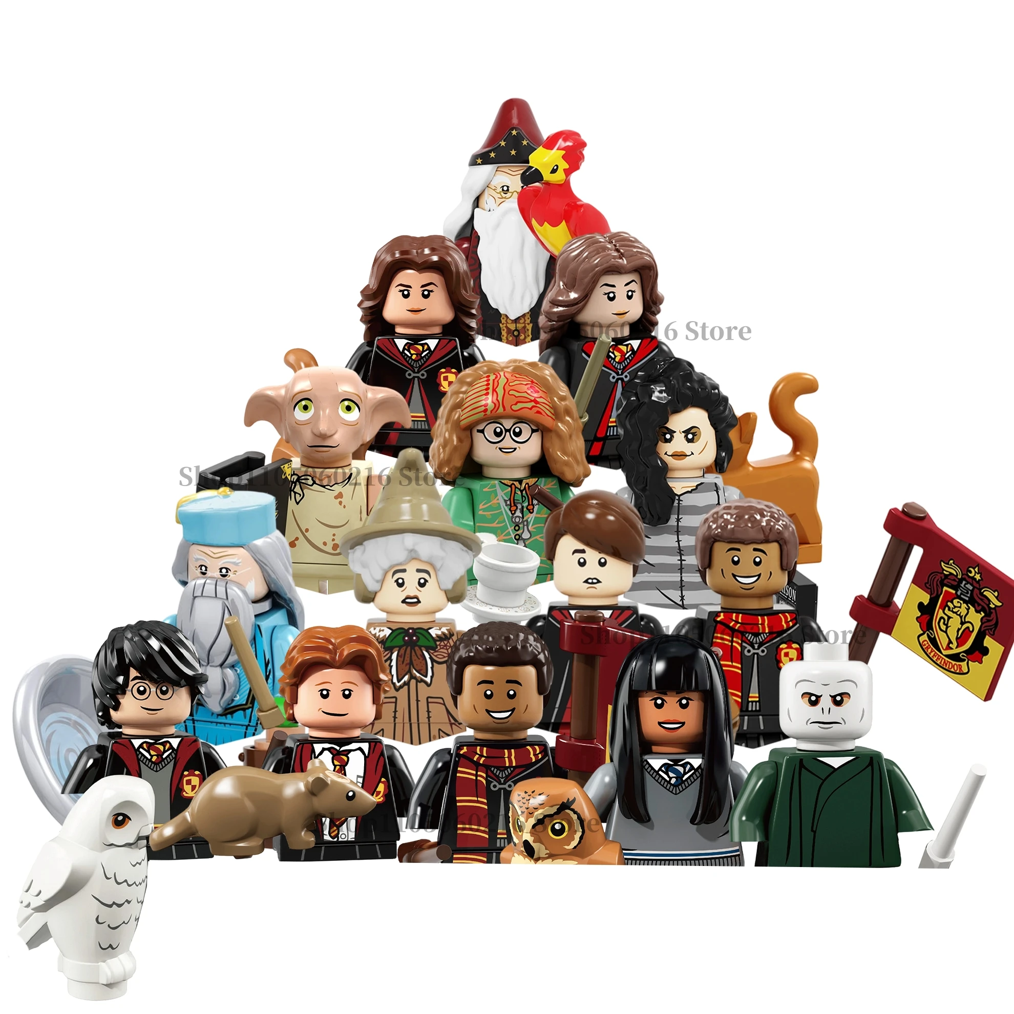 

Harry Potter Blocks Bricks Bellatrix Lestrange Albus Dumbledore Mini character building blocks Hot toy children's party gift